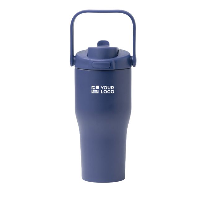 Bottiglia termica in acciaio inox riciclato con apertura a pulsante 550 ml
