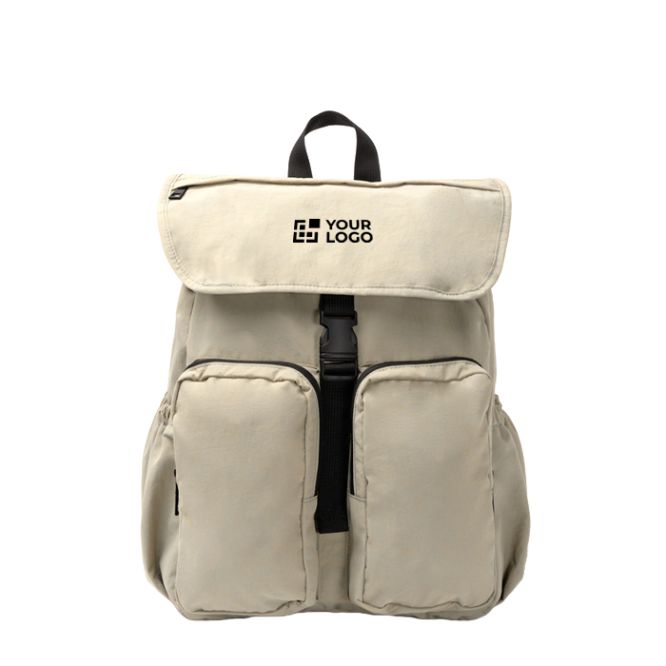 Zaino in nylon con scomparto ampio e chiusura a cordino PC 15