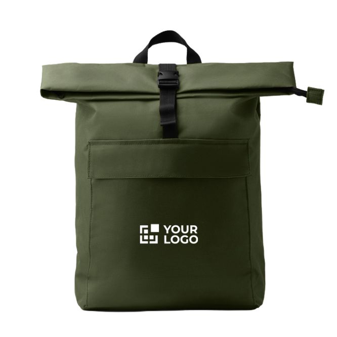 Zaino in poliestere eco con scomparto principale espandibile da 15''