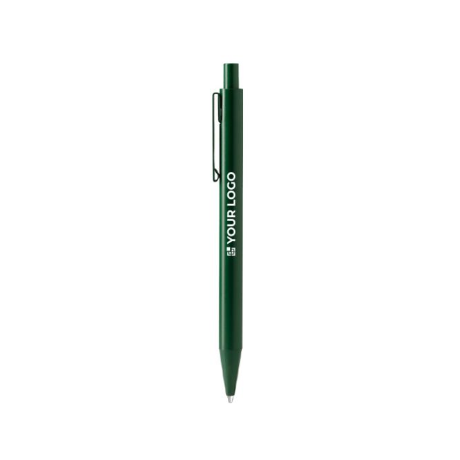 Penna a sfera in alluminio con finitura opaca, refill jumbo e inchiostro blu