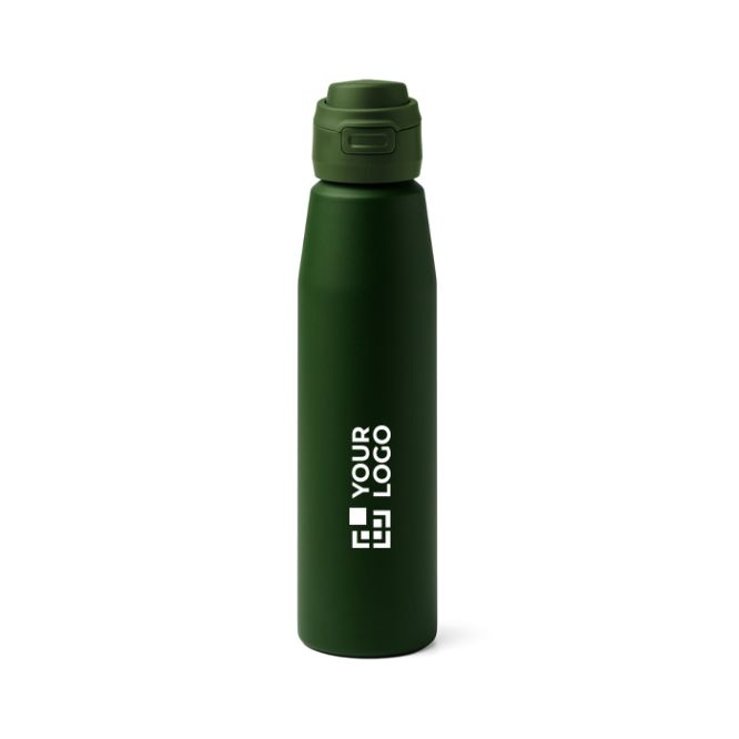 Borraccia in acciaio inox da 750ml con chiusura antigoccia rinforzata