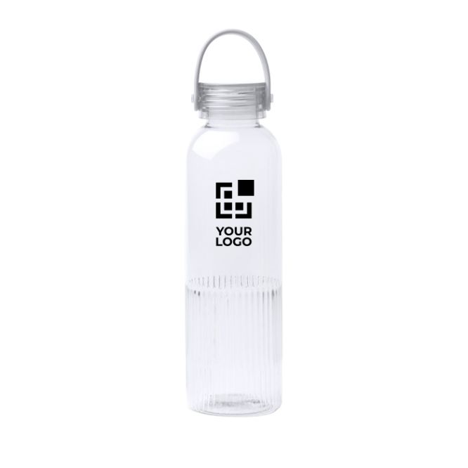 Borraccia in plastica riciclata antigoccia con design smussato 550ml