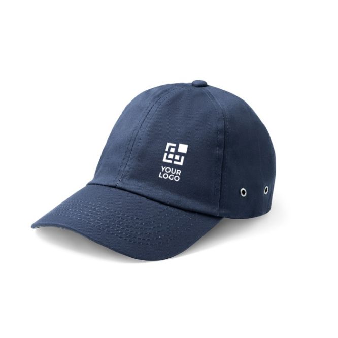 Cappellino stile casual con 6 pannelli e fori di ventilazione laterali