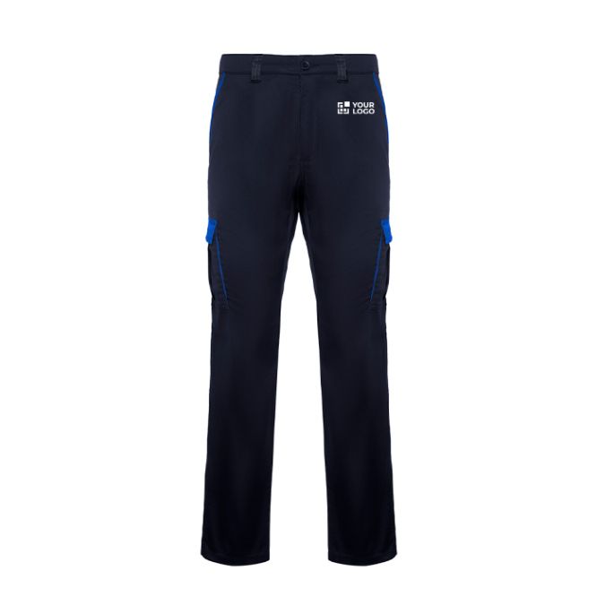 Pantalone lungo unisex multitasche a contrasto 250 g/m2 Roly Trooper