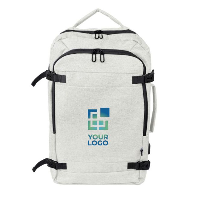 Zaino per laptop antifurto in poliestere con porta USB-A 17''