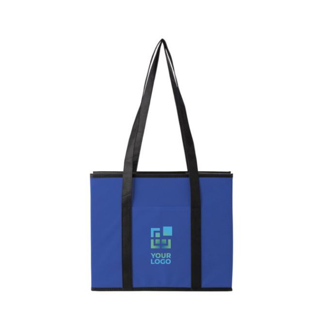 Organizer pieghevole per auto in TNT da 80g/m2 con doppi manici