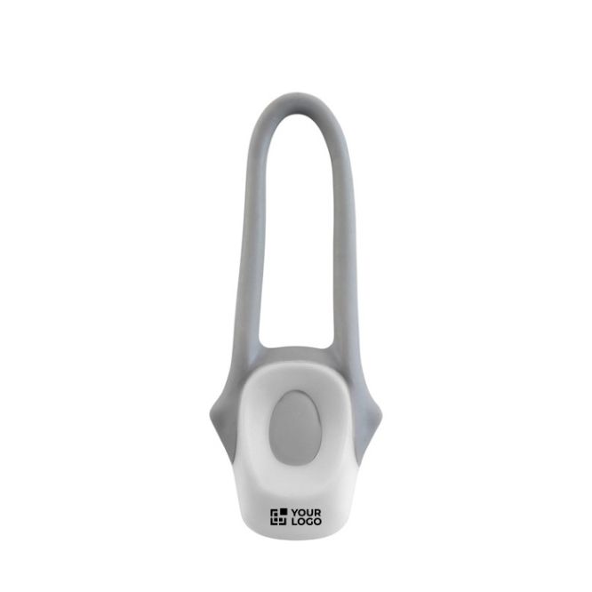 Luce per bicicletta con 2 luci LED cinturino in silicone e batterie