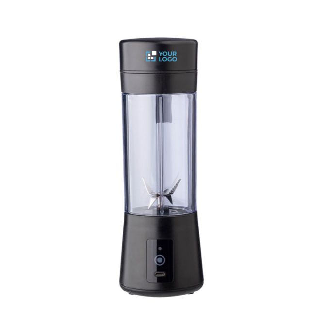 Shaker con mixer elettrico portatile connettore USB-C e 6 lame 320ml