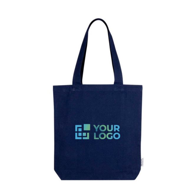 Borsa in cotone riciclato in colori neutri da 320 g/m2