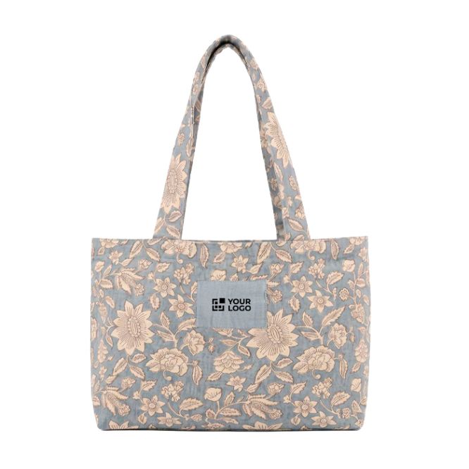 Borsa in cotone e poliestere con stampa premium 220 g/m²