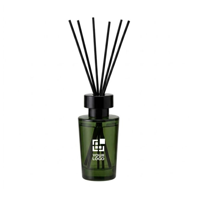 Diffusore aromatico mikado in flacone di vetro colorato 80ml