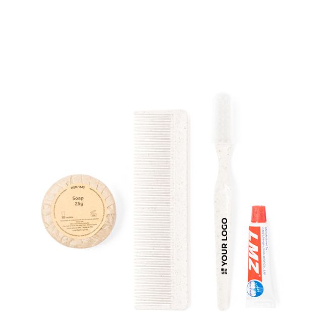 Spazzolino da denti, dentifricio, sapone e pettine