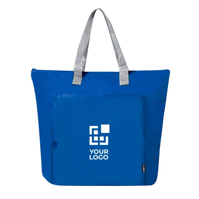 Borsa termica pieghevole in RPET con cerniera e manici medi 4kg