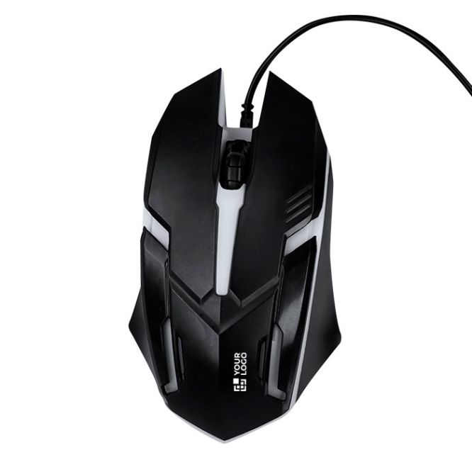 Mouse USB retroilluminato con LED per gamer