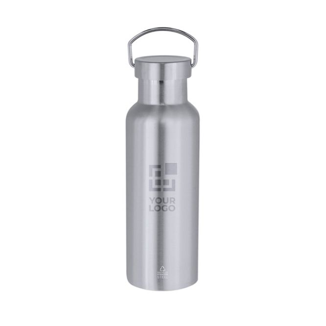 Borraccia termica in acciaio inox con manico per il trasporto 500ml
