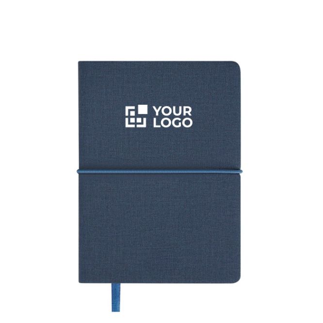 Taccuino in similpelle con blocco note interno a righe formato A6
