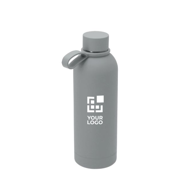 Bottiglia in acciaio inox con manico in silicone 750ml