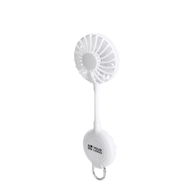 Ventilatore multiposizione 360° con ventosa per fissare il cellulare