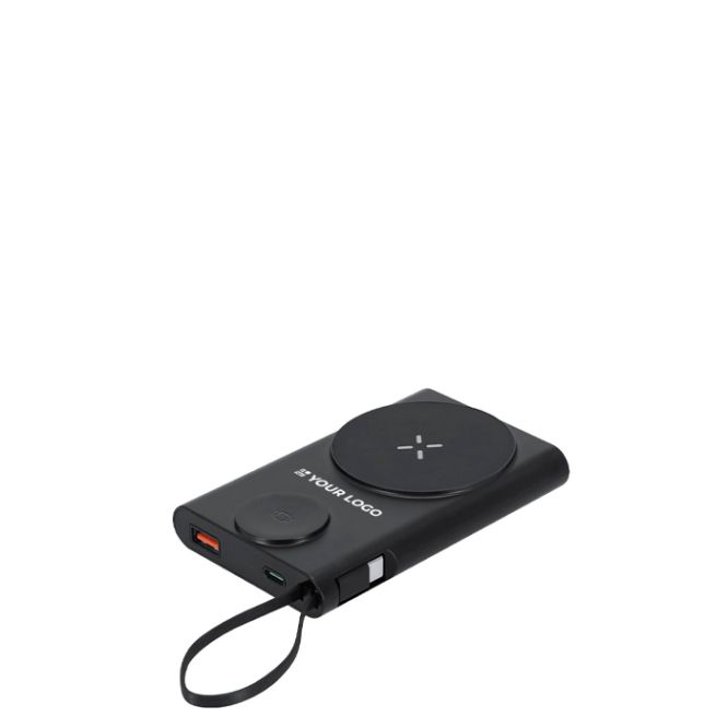 Batteria esterna magnetica con ricarica wireless 10.000mAh