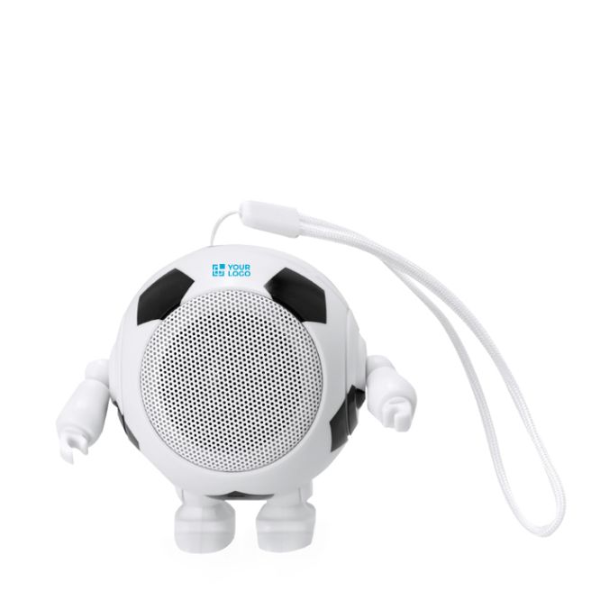 Altoparlante danzante con design a pallone da calcio e maniglia per il trasporto