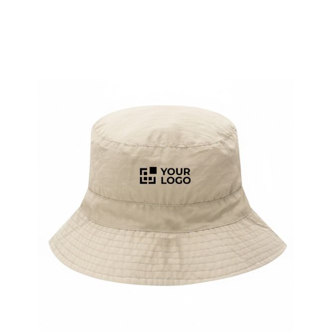 Cappello bucket in nylon morbido con regolazione a cordino per varie taglie