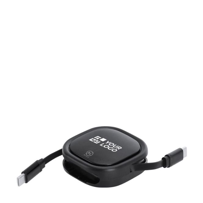 Cavo di ricarica USB-C estensibile in materiali riciclati fino a 120cm 60W