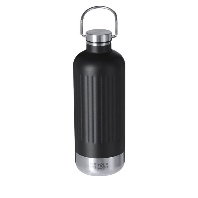 Borraccia termica in acciaio inox riciclato con tappo ermetico e manico 800ml