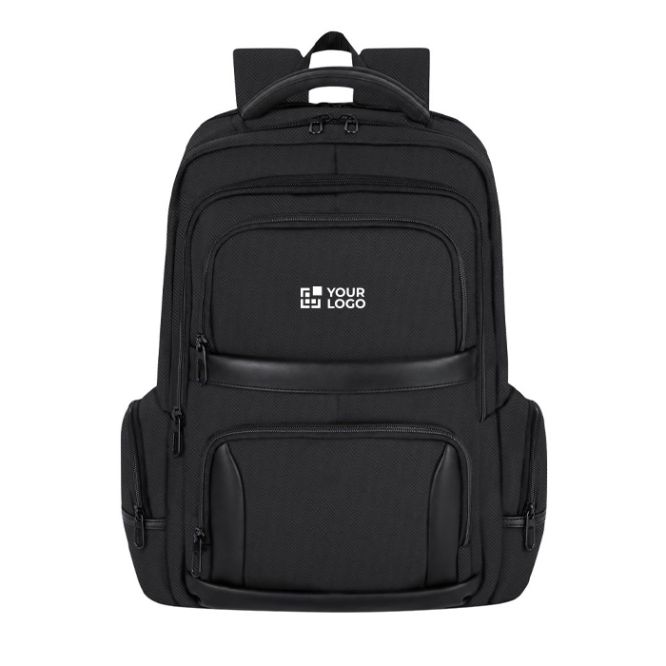 Zaino imbottito in poliestere e PU con spazio per laptop da 15'' 27L