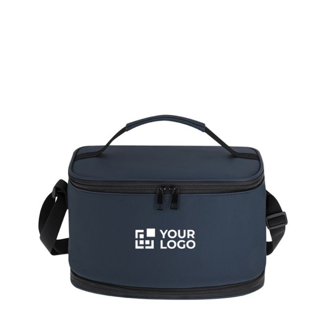 Borsa termica estensibile in similpelle e alluminio da 8 a 10L
