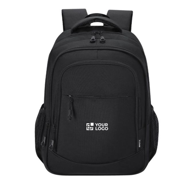Zaino per computer portatile in RPET con 3 scomparti con cerniera 15''