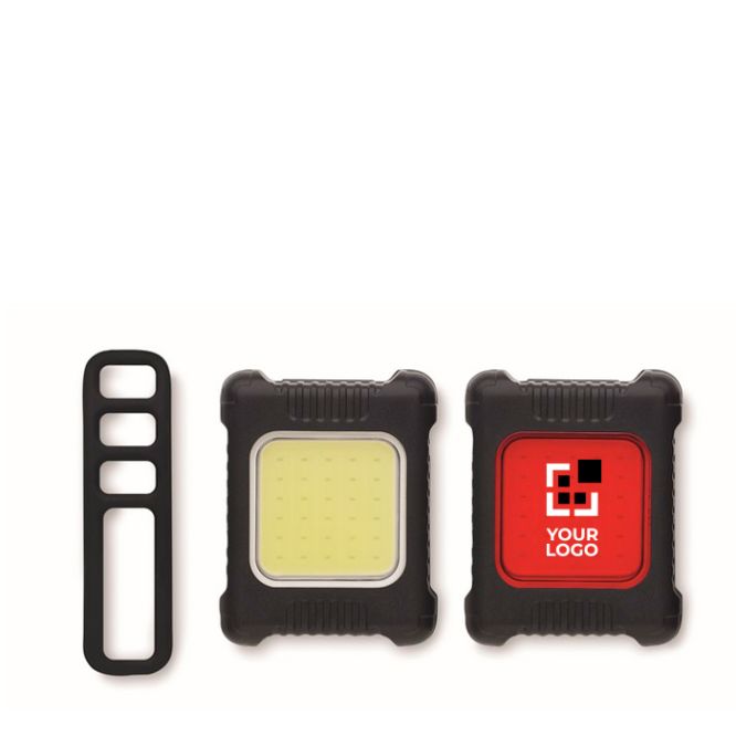 Set di 2 luci ricaricabili per bici con 3 modalità di illuminazione