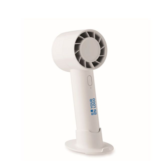 Ventilatore portatile da scrivania con supporto per telefono