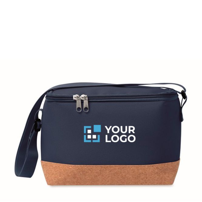 Borsa termica in rPET 600D con fondo in sughero 5l