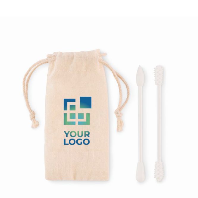 Set di 2 cotton fioc di silicone lavabili e riutilizzabili