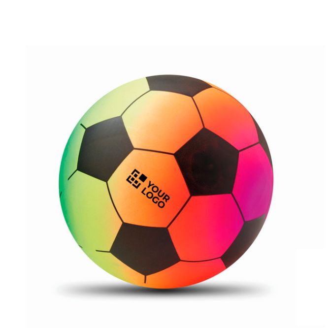 Pallone gonfiabile da spiaggia multicolore in PVC con ago