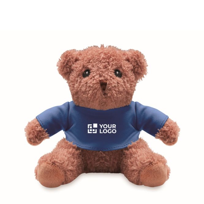 Orsetto di peluche con maglietta colorata personalizzabile