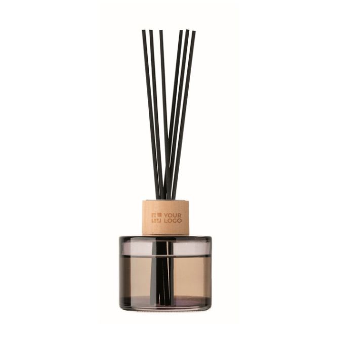 Diffusore a 6 bastoncini in barattolo di vetro profumo vaniglia