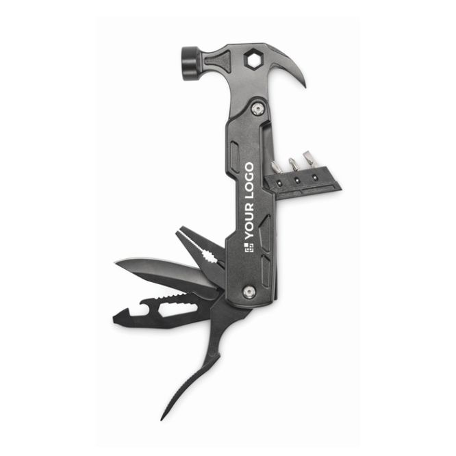 Martello multiutensile 14 in 1 in acciaio inox e alluminio