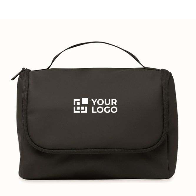 Beauty case a scomparto singolo con gancio per appenderlo