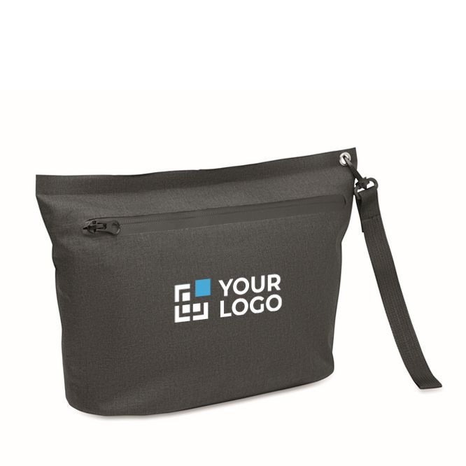Borsa in RPET per documenti con tracolla e resistente all’acqua