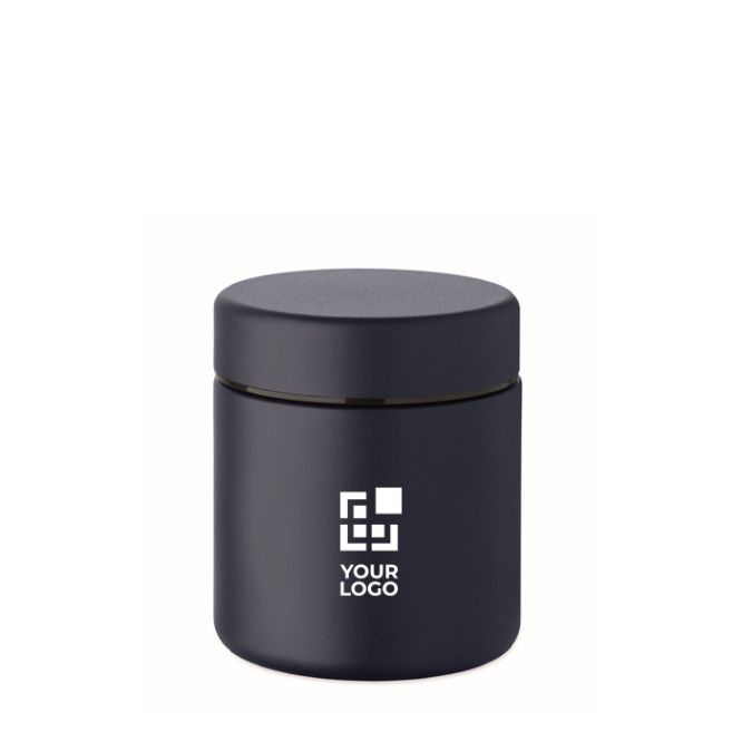 Vasetto termico in acciaio inox a doppia parete con coperchio 500 ml