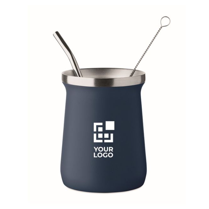 Bicchiere in acciaio inox speciale per yerba mate 240 ml