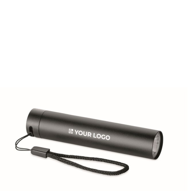 Torcia ricaricabile in alluminio riciclato da 110 lumen