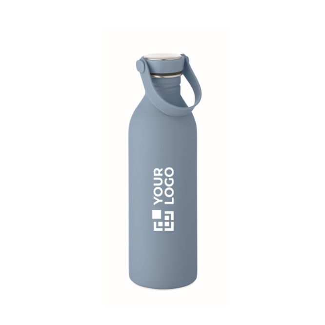 Borraccia in acciaio inossidabile con finitura in gomma 500 ml