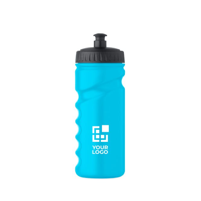 Borraccia sportiva antigoccia in plastica con buona presa 500 ml