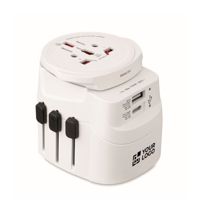 Adattatore universale con connettori USB-A e USB-C 20W