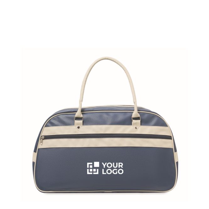 Classica borsa sportiva vintage in pelle sintetica 21,5L