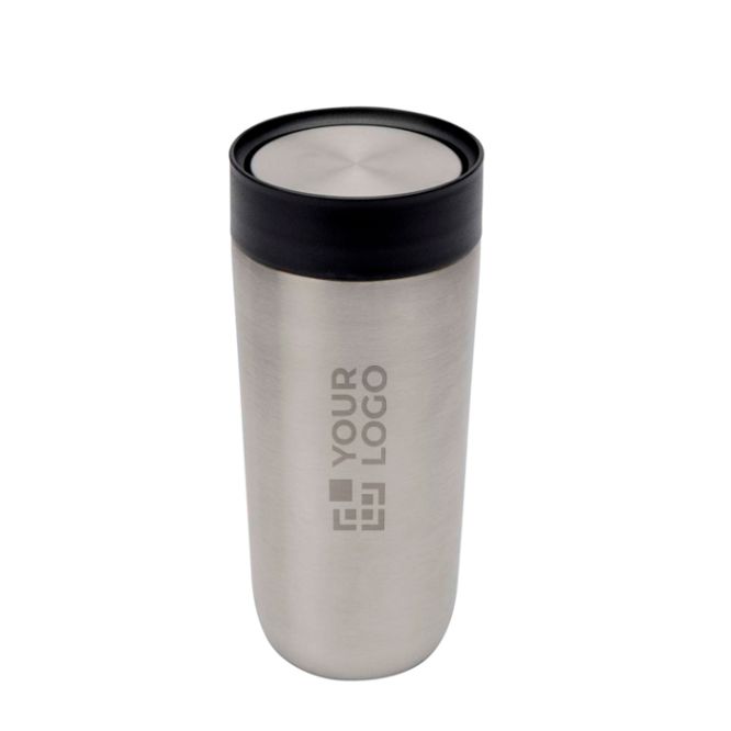 Bicchiere termico in acciaio inossidabile apertura a pulsante 350ml