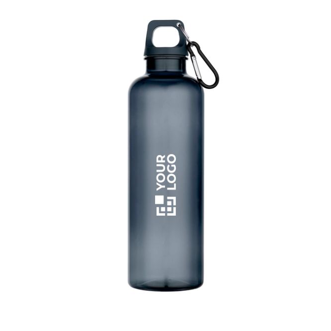 Borraccia in plastica riciclata resistente e leggera con moschettone 750 ml