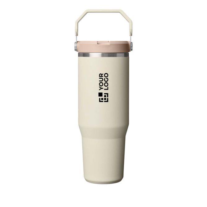 Bicchiere termico Stanley 890ml con cannuccia pieghevole antigoccia